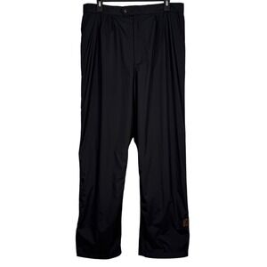 FOOTJOY DryJoy Golf Rain Pants, Waterproof, Black, Size Large